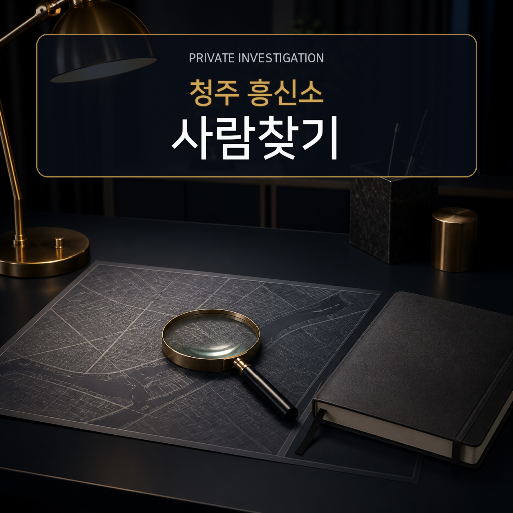 청주 사람찾기·소재파악 전문 흥신소