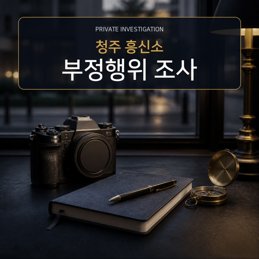 청주 부정행위 사실조사 전문 흥신소